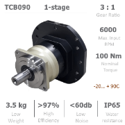 Planetary gearbox TCB 090-3-S1-P2 | HPM